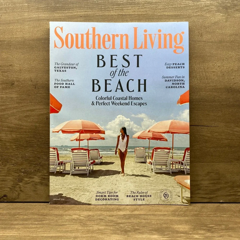 Lot 3 Southern Living Magazine May - August 2026 Home Decor Food Travel Lifestyl